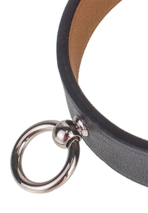 hermes mini dog anneaux st bracelet noir|Hermès Mini Dog Anneaux Noir Swift .